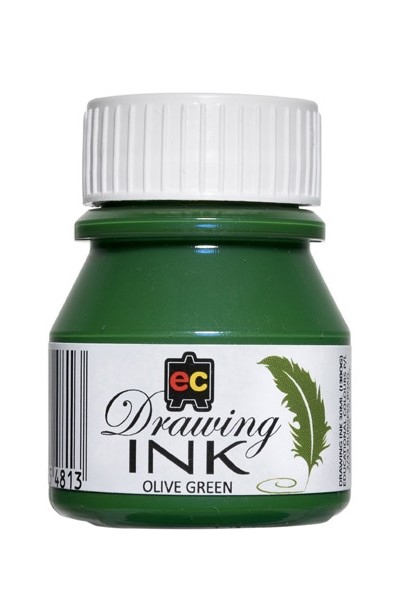 Drawing Ink – 30ml: Olive Green