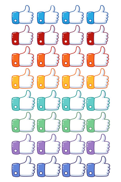 Thumbs Up Reward Stickers