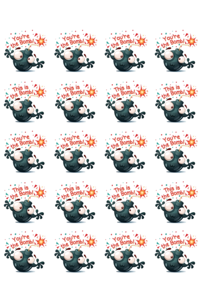 You're the Bomb! Reward Stickers