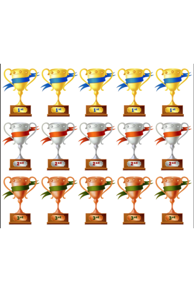 Celebration Cups Reward Stickers