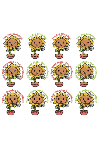 Sun Flower Bloom - Reward Stickers