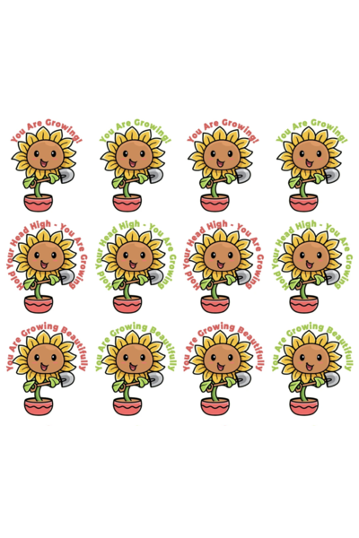 Sun Flower Bloom - Reward Stickers