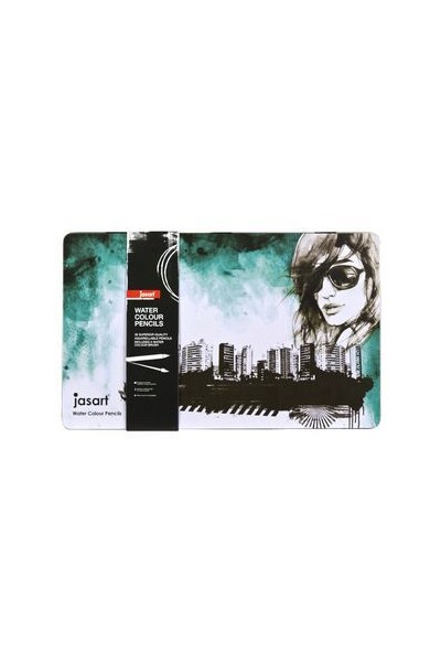 Jasart Coloured Pencil - Watercolour Designer (Tin of 36)