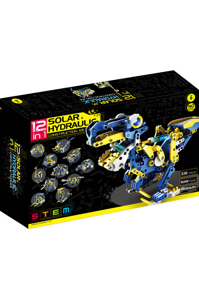 12-in-1 Solar and Hydraulic Construction Kit