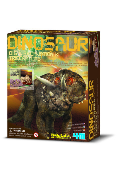 Dinosaur Dig & Excavation Kit - Triceratops