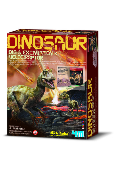 Dinosaur Dig & Excavation Kit - Velociraptor