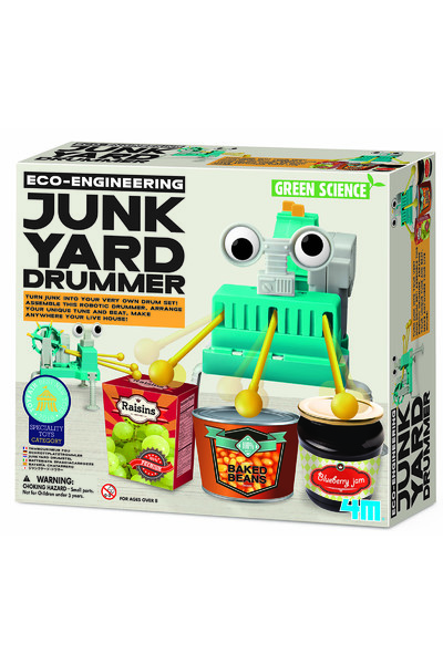 Eco-Engineering - Junk Yard Drummer Robot