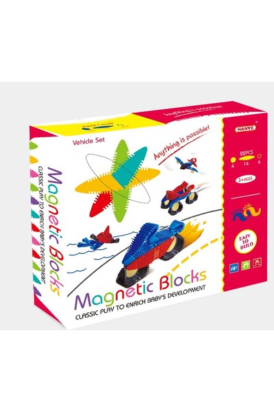 Hanye - Magnetic Blocks: Vehicle Set
