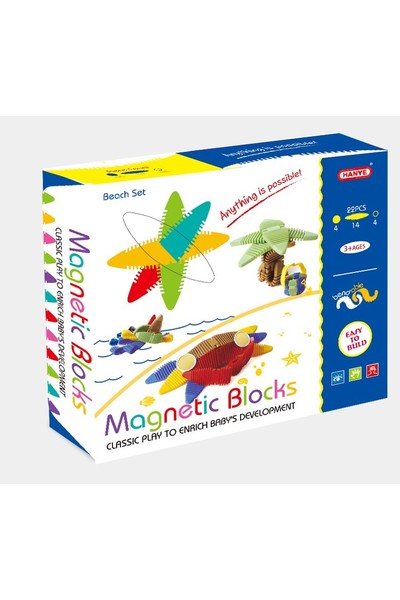 Hanye - Magnetic Blocks: Beach Set