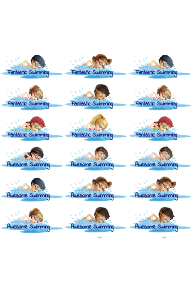 Swim Fun - Reward Stickers