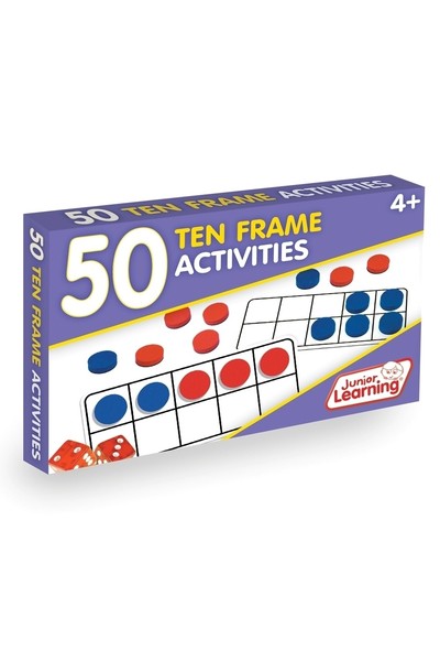 50 Ten Frame Activity Cards