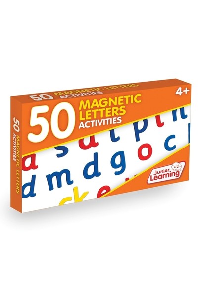 50 Magnetic Letter Activity Cards