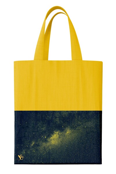 Jumble & Co Tote Bag - Fit A4 Bits & Bobs: Cotton Polyester Mix (Yellow)