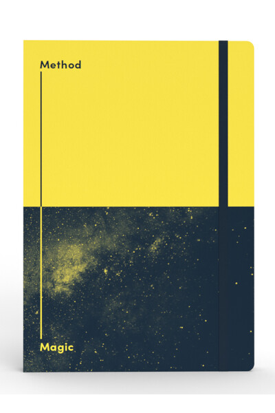 Jumble & Co Notebook - A5 Ruled & Dot Grid: Method & Magic (Yellow)