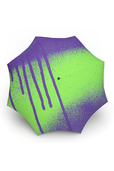 Jumble & Co Umbrella - Double Layered Ups & Downs: One Button Auto-Open - Polyester (Green)