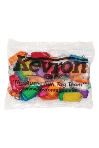 Kevron Key Tags - Assorted (Pack of 50)