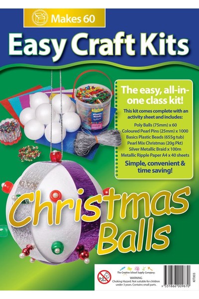 Easy Craft Kit - Christmas Balls