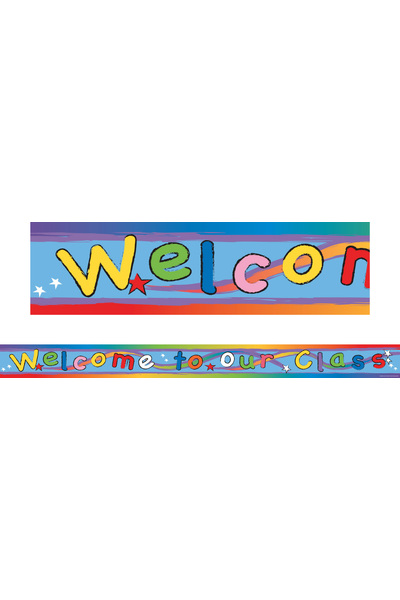 Welcome to Our Class Large Border