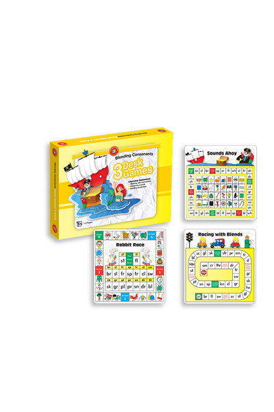 Blending Consonants Desk Games - Box of 3