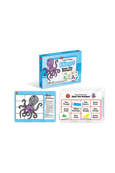 Beat the Octopus - Colour & Shape Bingo
