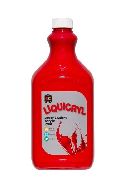 Liquicryl Junior Acrylic Paint 2L - Crimson