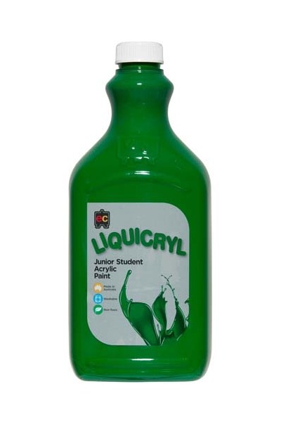 Liquicryl Junior Acrylic Paint 2L - Brilliant Green