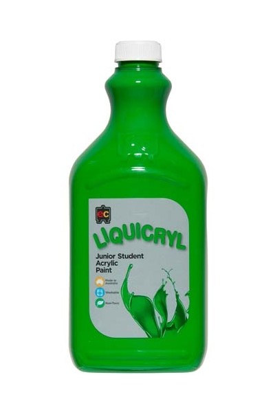 Liquicryl Junior Acrylic Paint 2L - Leaf Green