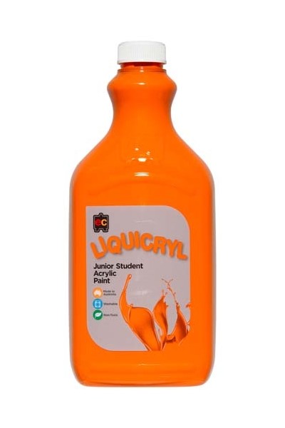 Liquicryl Junior Acrylic Paint 2L - Orange