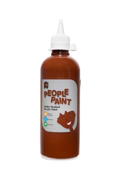 People Paint Junior Acrylic Paint 500mL - Flesh Tone Mahogany