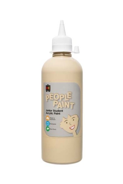 People Paint Junior Acrylic Paint 500mL - Flesh Tone Olive