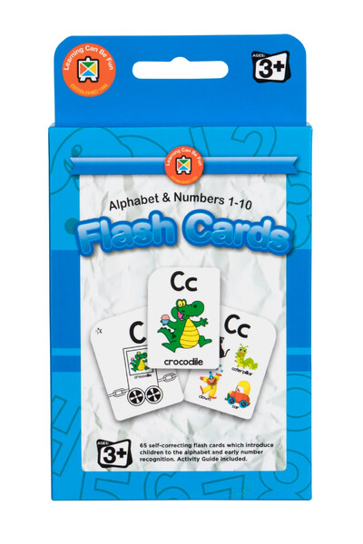 Flash Cards - Alphabet & Numbers 1-10