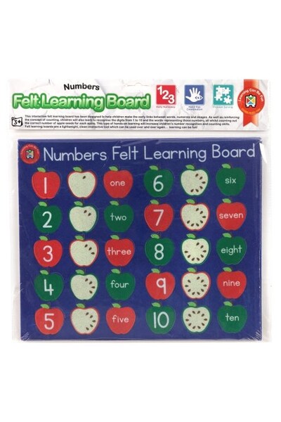Felt Learning Board Numbers