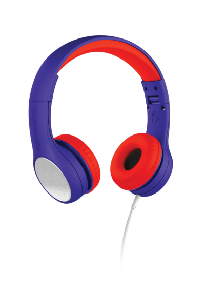 Connect+ Style Children's Wired Headphones - Blue + Red