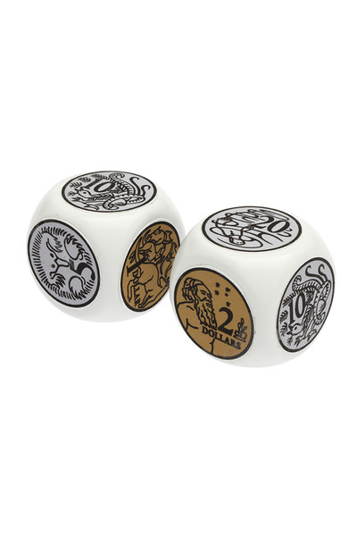 Jumbo Australian Coin Dice