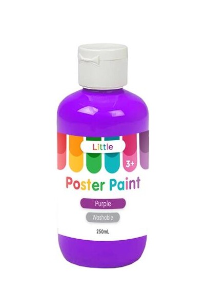 Little Easy Washable Poster Paint - Purple (250ml) 