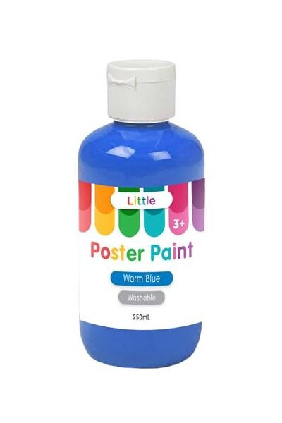 Little Easy Washable Poster Paint - Warm Blue (250ml) 