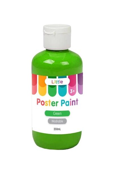 Little Easy Washable Poster Paint - Green (250ml) 