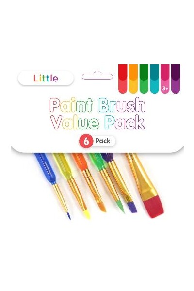 Little Paint Brush - Value Pack (Pack of 6)