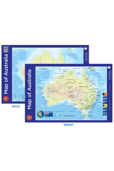 Map of Australia Poster