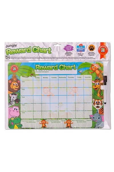 Magnetic Reward Chart - Jungle
