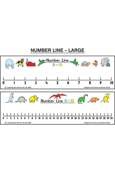 Large Number Line 0-30 & Pen