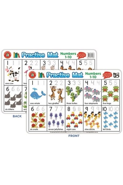 Practise Mat - Numbers 1-10