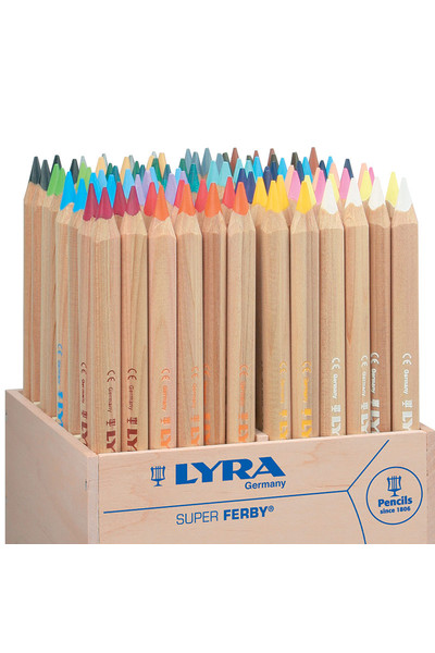 LYRA Super Ferby Nature Pencils - Crate of 96