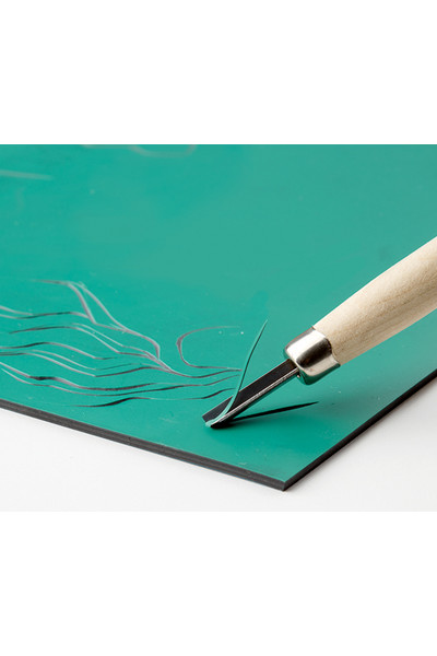 Velvet Print - Double-Sided Lino Tile: 40 x 60cm
