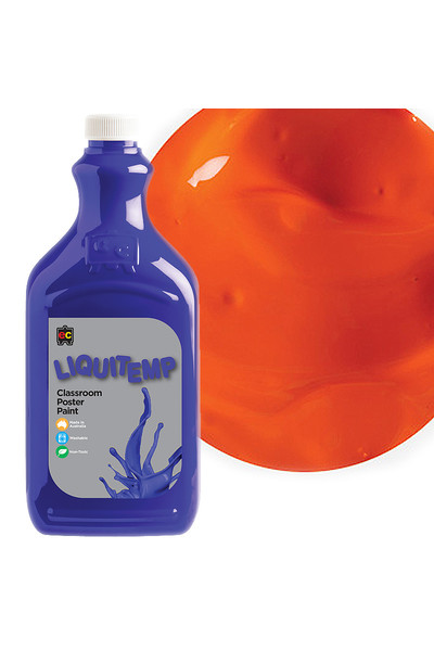 Liquitemp Poster Paint 2L - Orange
