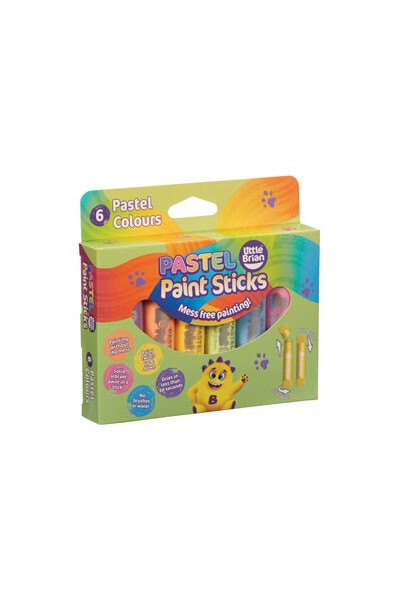 Little Brian Paint Sticks - Pastel (Pack of 6)