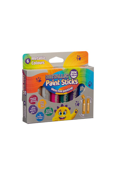 Little Brian Paint Sticks - Metallic (Pack of 6)