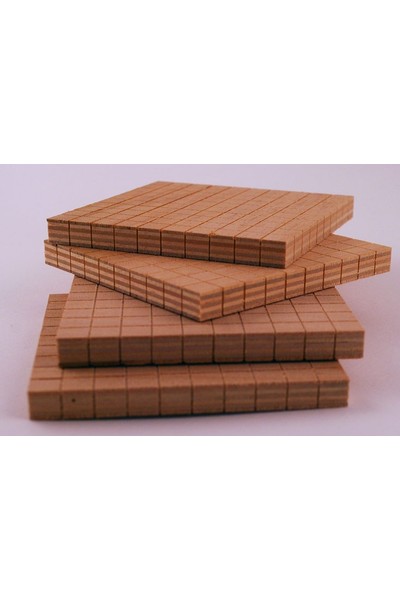 Wooden Base Ten Flats