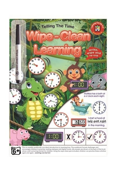 Wipe-Clean Learning - Telling the Time