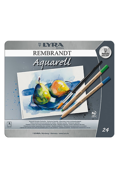 LYRA Rembrandt Aquarell Water-Soluble Pencils - Tin of 24
